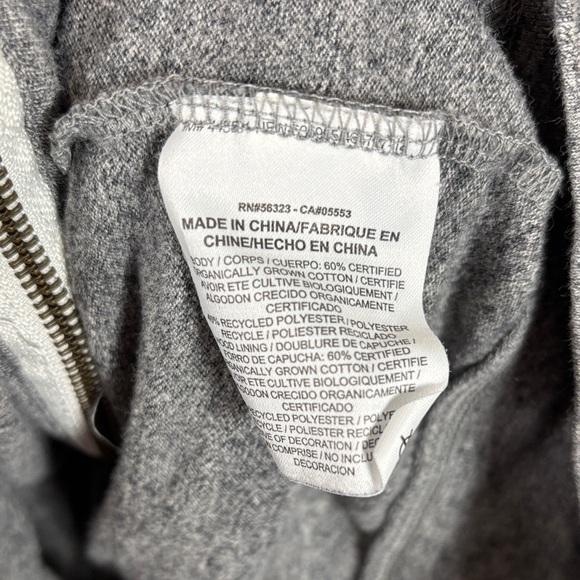 Nike Heather Gray Full-Zip Hoodie - Picture 4 of 6